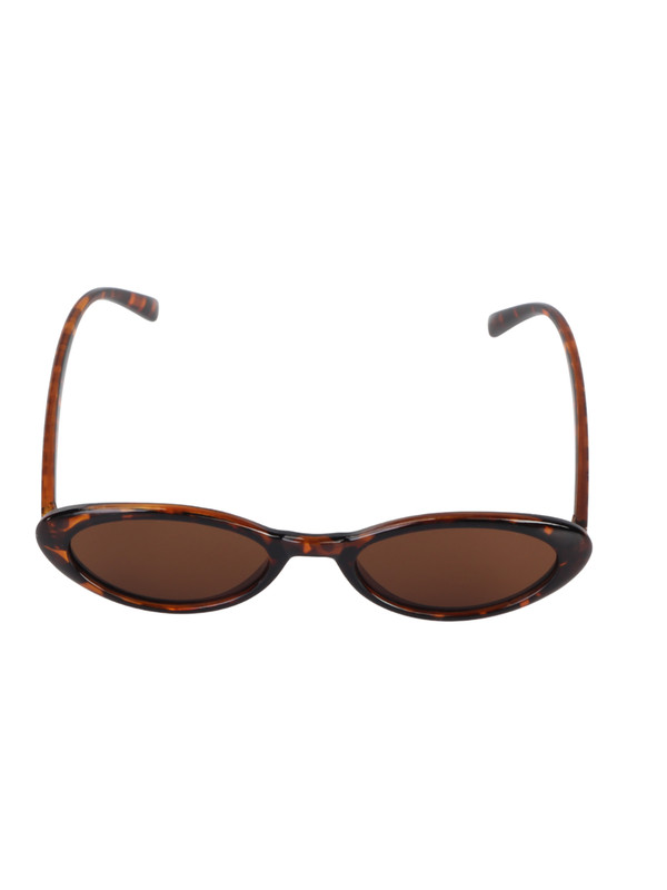 Солнцезащитные очки женские DD057 коричневые Pretty Mania