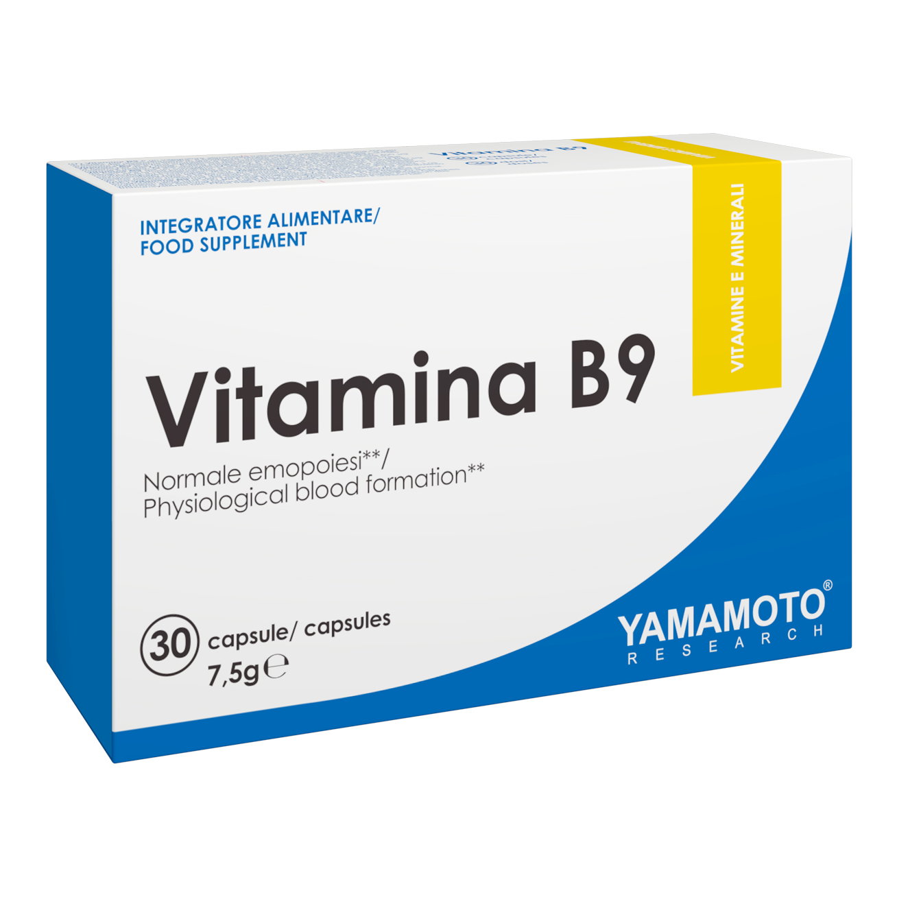 

Yamamoto Vitamina B9, капсулы 30 шт., Vitamina B9, 30 капсул