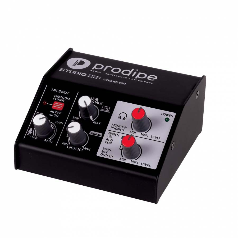 

Аудио интерфейс USB, Prodipe STUDIO22+