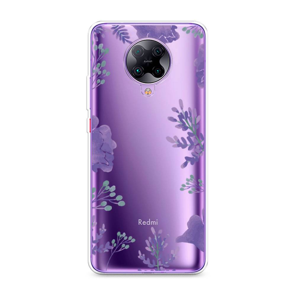 

Чехол Awog на Xiaomi Redmi K30 Pro "Сиреневая цветочная рамка", Разноцветный, 38850-8