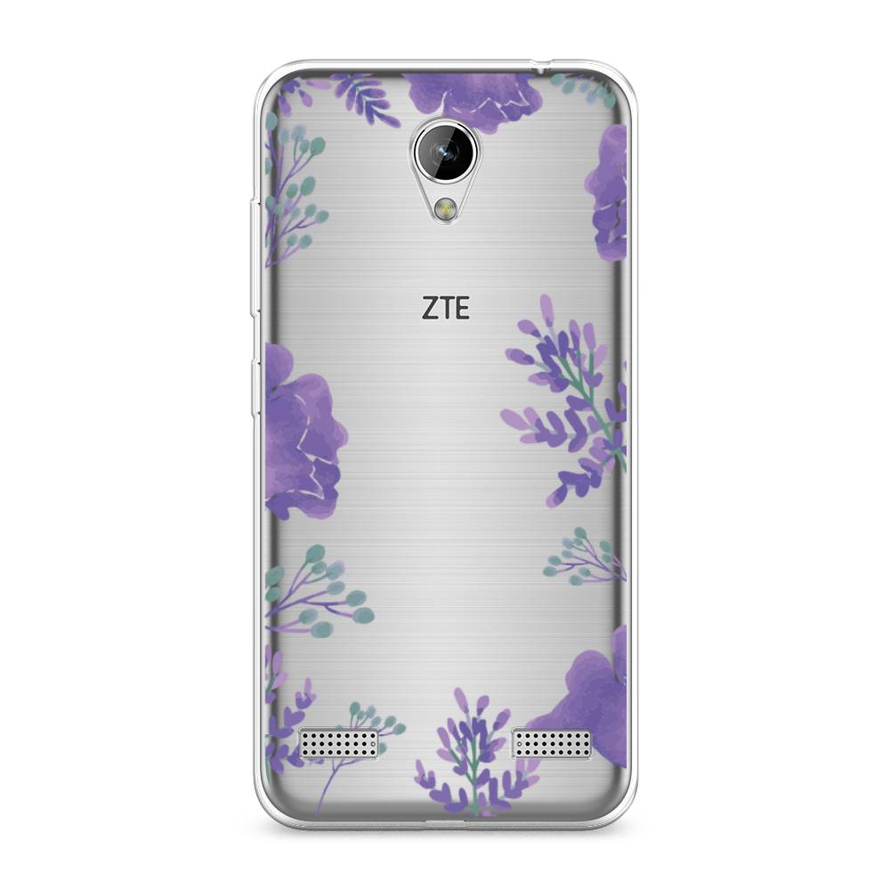 

Чехол Awog на ZTE Blade A520 / ЗТЕ Блэйд A520 "Сиреневая цветочная рамка", 132050-8