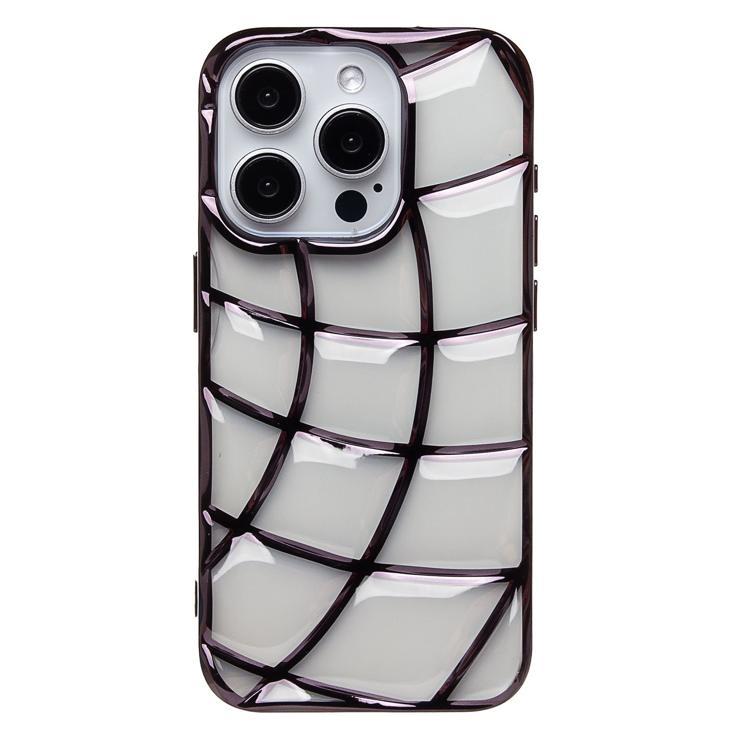 

Чехол iPhone 15 Pro силиконовый серия чешуя <черный>