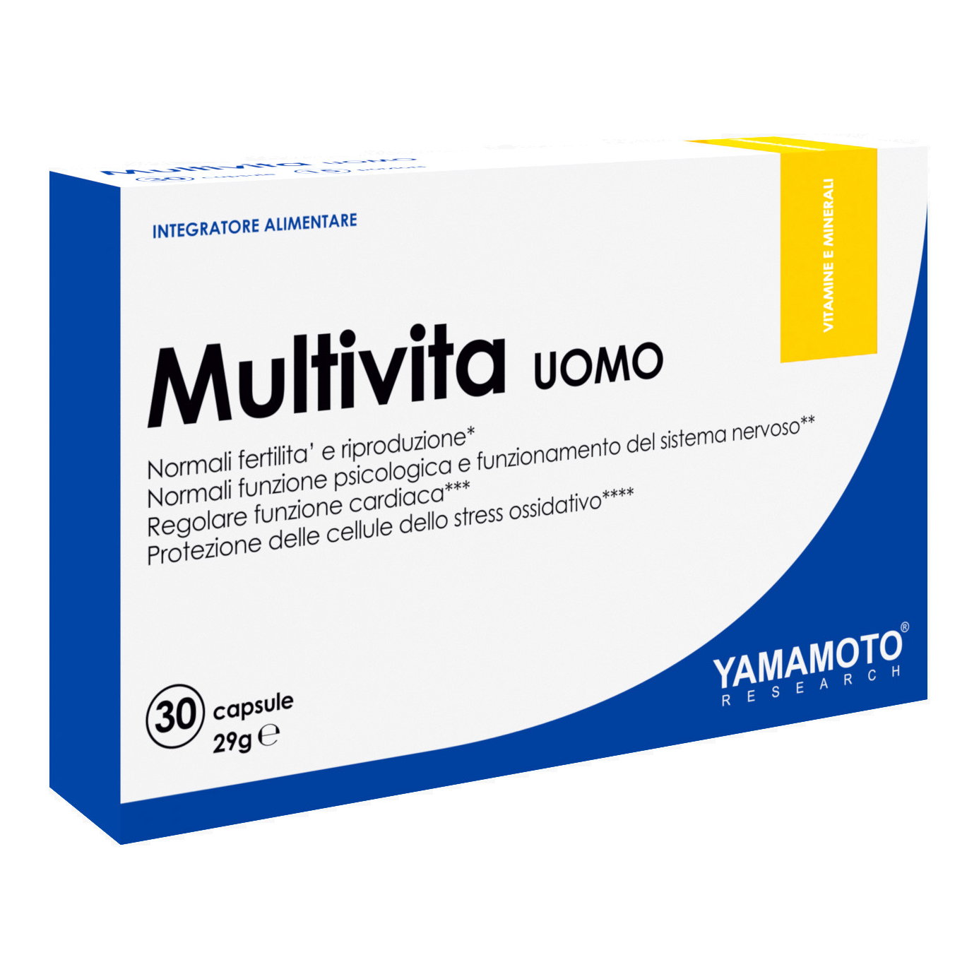 

Yamamoto Multivita UOMO, капсулы 30 шт., Multivita UOMO, 30 капсул