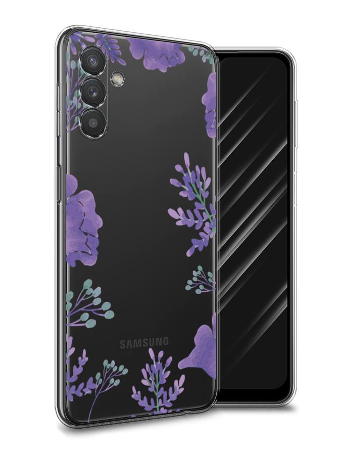

Чехол Awog на Samsung Galaxy A13 5G / Самсунг A13 5G "Сиреневая цветочная рамка", Разноцветный, 2104150-8