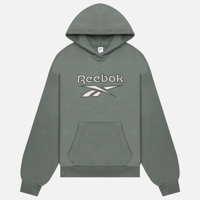 

Женская толстовка Reebok Classics AE Big Logo Fit Hoodie зелёный, Размер L, Зеленый, Classics AE Big Logo Fit Hoodie
