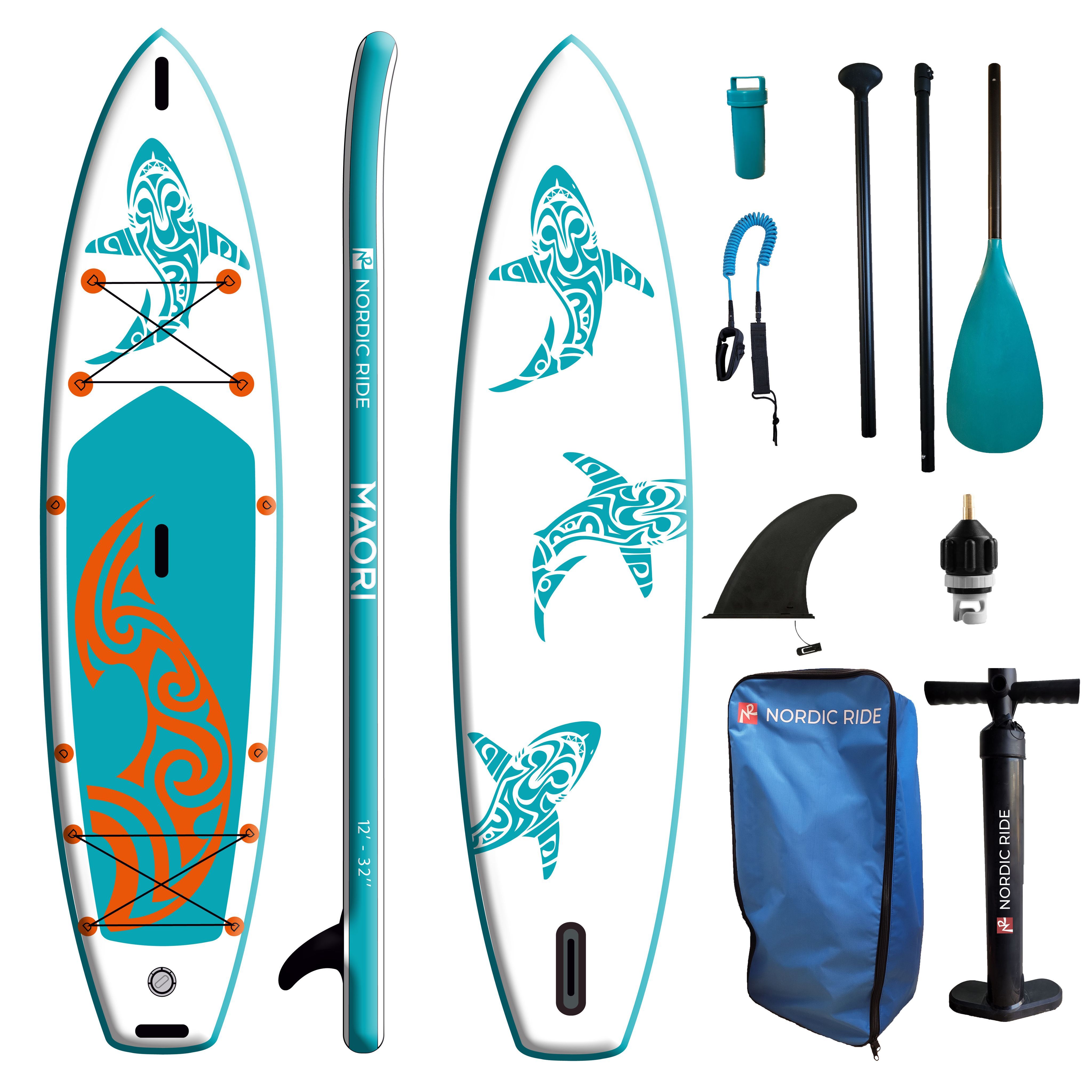 SUP-доска NORDIC RIDE NRM12, 345x82x15 см, до 180 кг