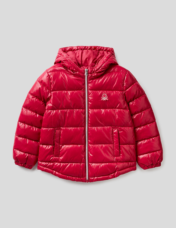

Куртка для девочек Benetton цв. фиолетовый р.140, 21A_2EO053ND0