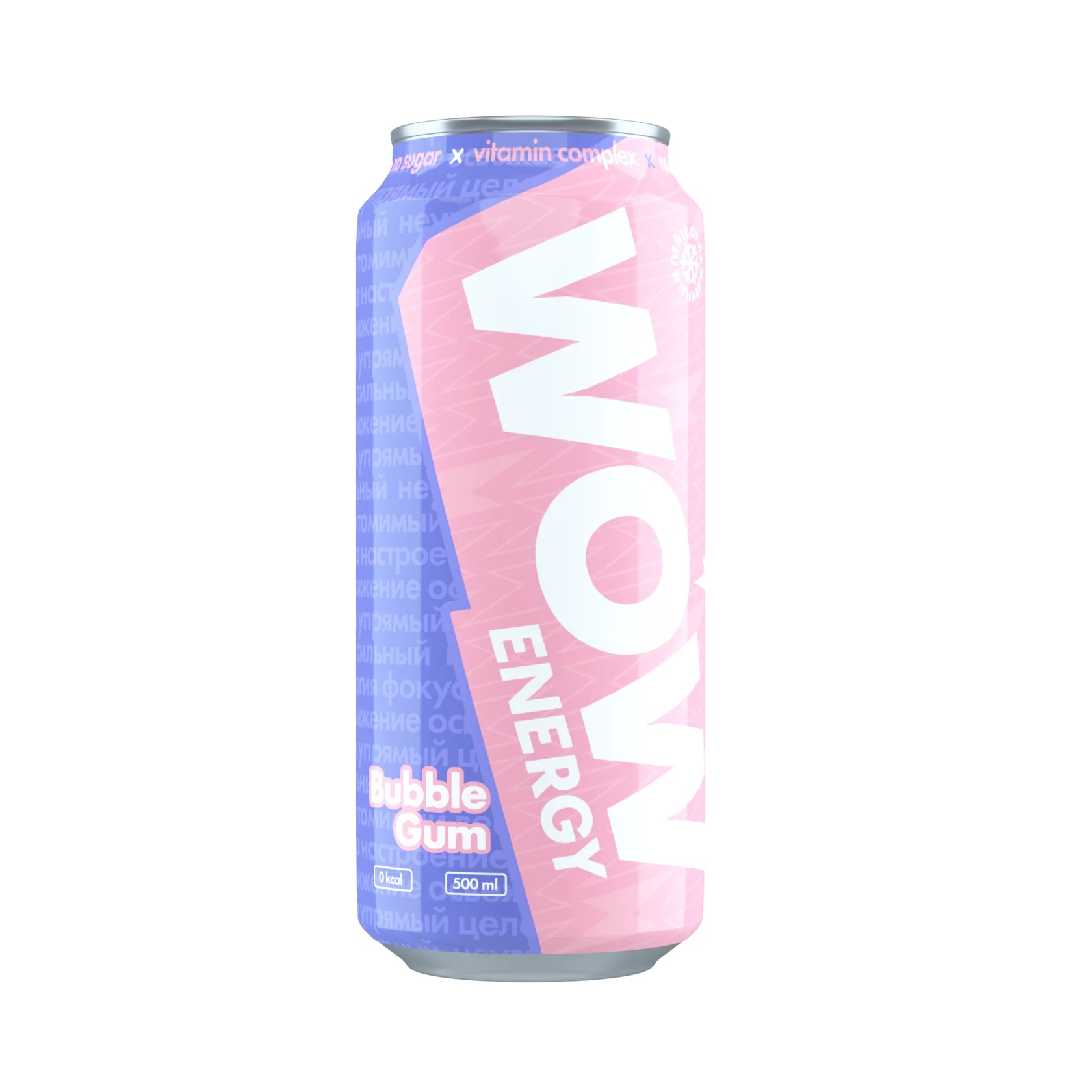 

Wana WOW, Energy Энергетик без сахара 0,5л (Bubble Gum), WOW, Energy Энергетик без сахара 0,5л (Bubble Gum)