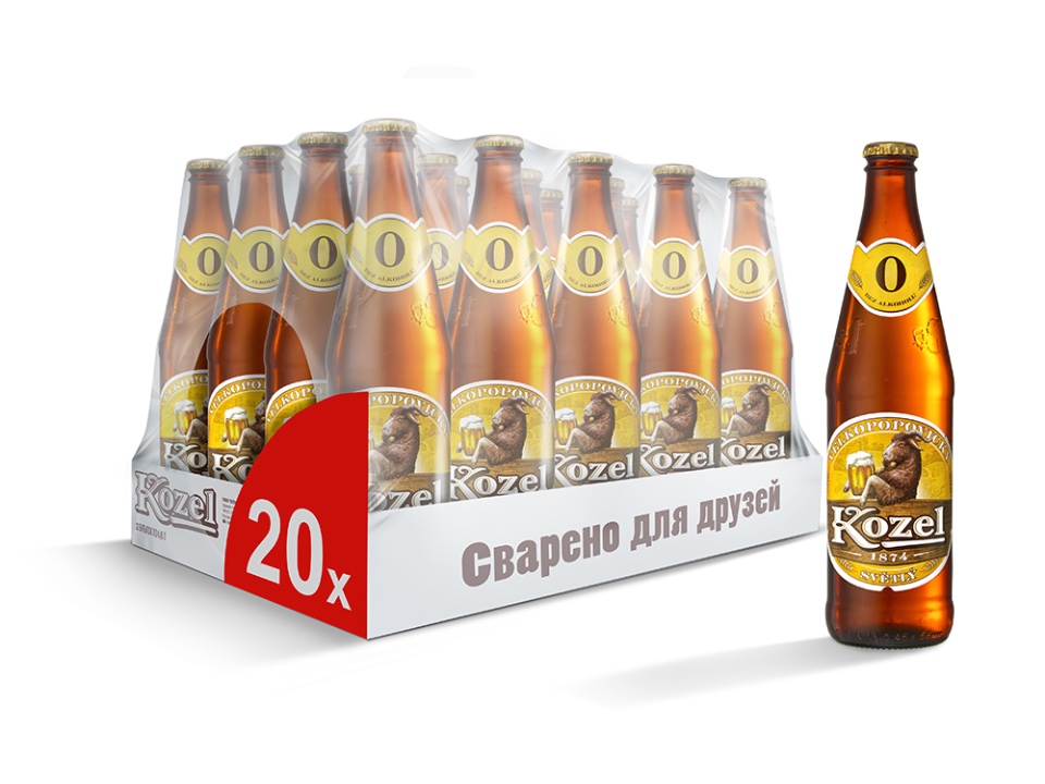 фото Пиво "велкопоповицкий козел - безалкогольное" светлое, 0,45 л упаковка 20 шт anheuser-busch inbev