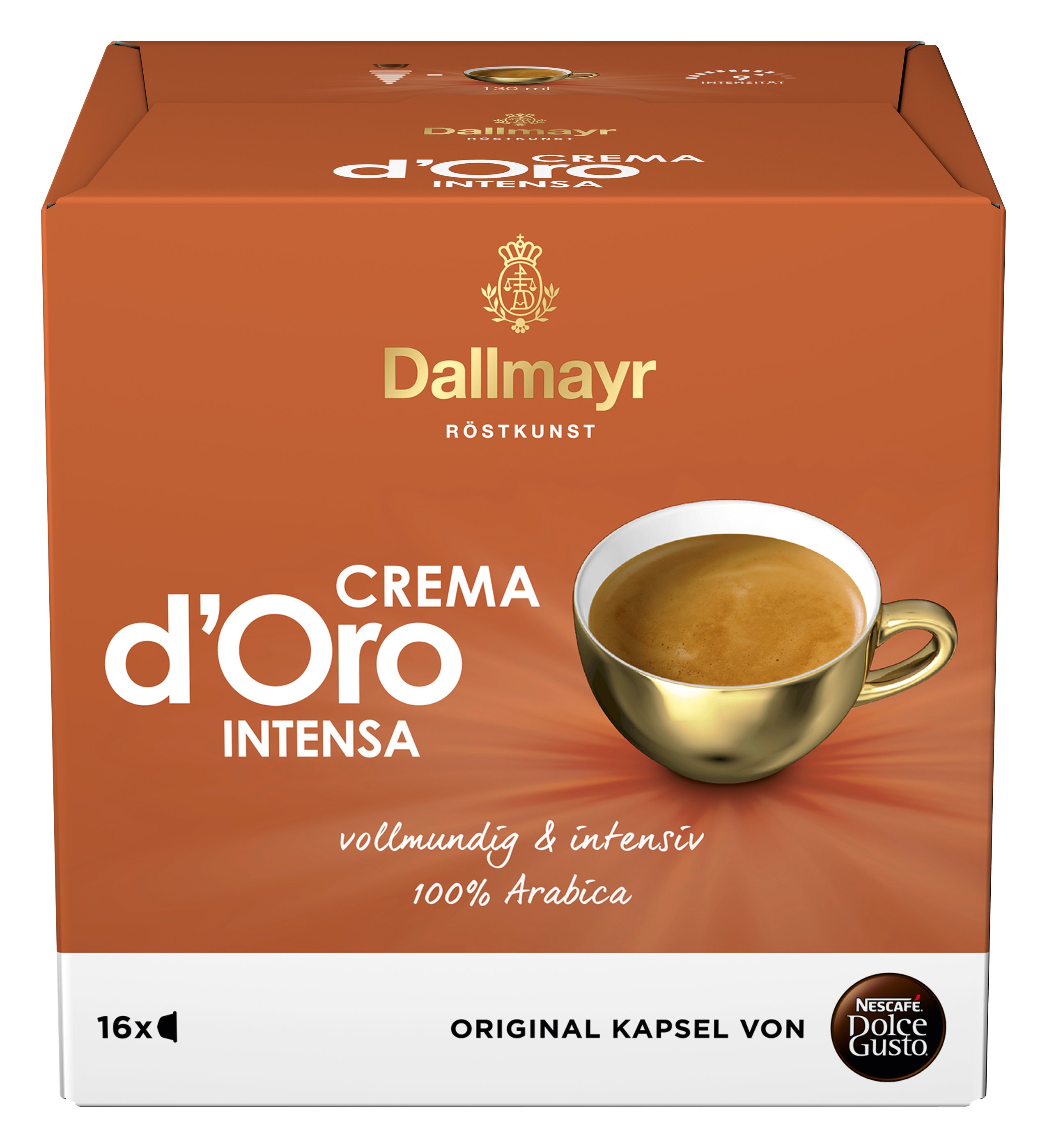 Кофе в капсулах Dallmayr Crema d'Oro Intensa, 16 капсул