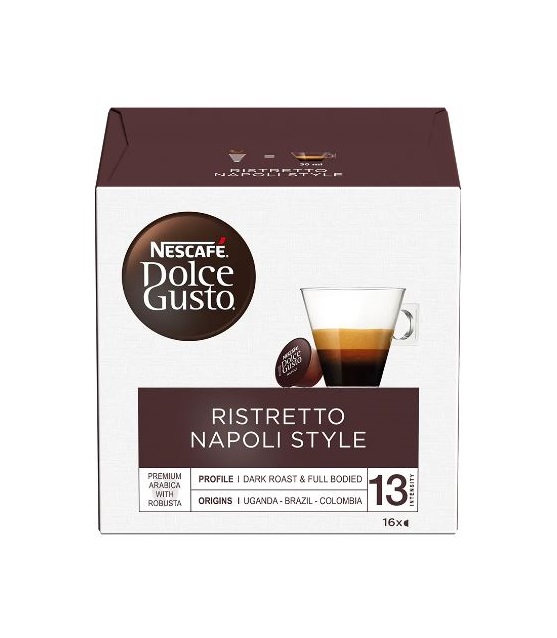 

Кофе в капсулах Nescafe Dolce Gusto Ristretto Napoli style, 16 капсул