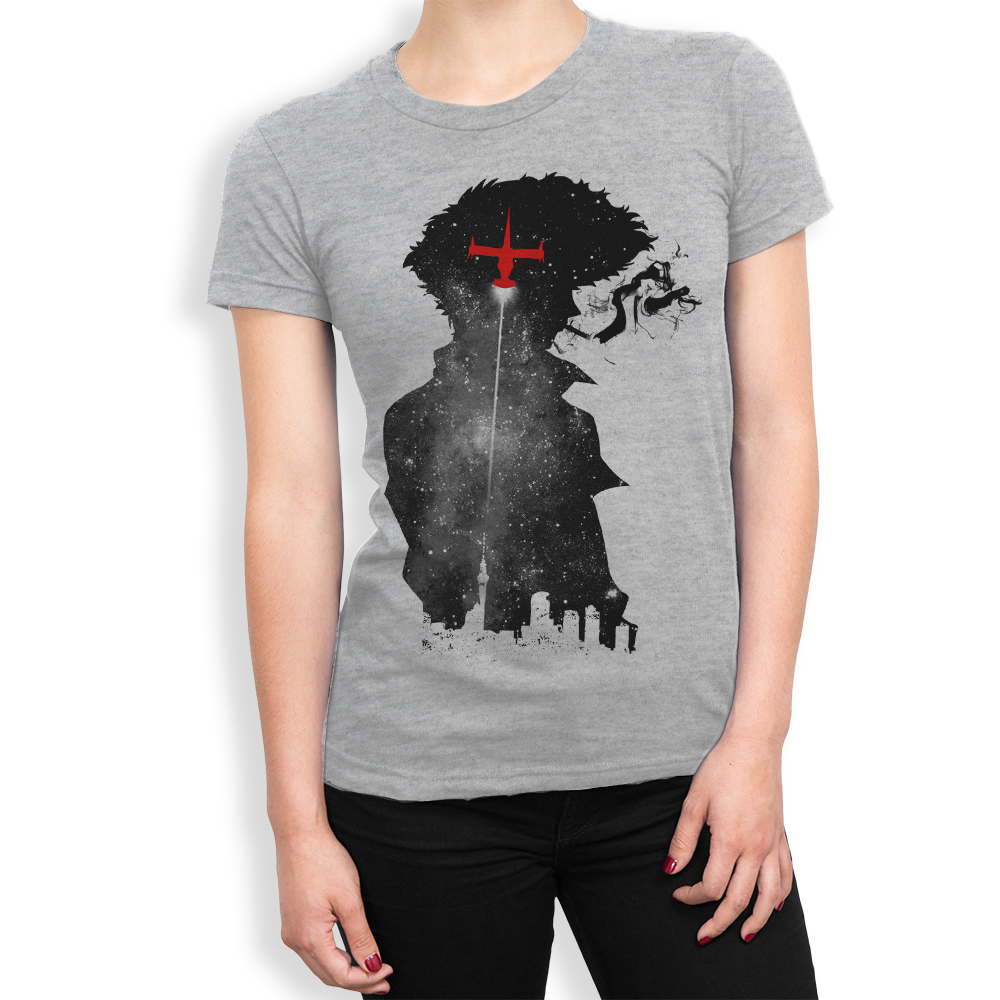 

Футболка женская Dream Shirts Ковбой Бибоп - Cowboy Bebop 9898923111 серая 3XL, Ковбой Бибоп - Cowboy Bebop 9898923111