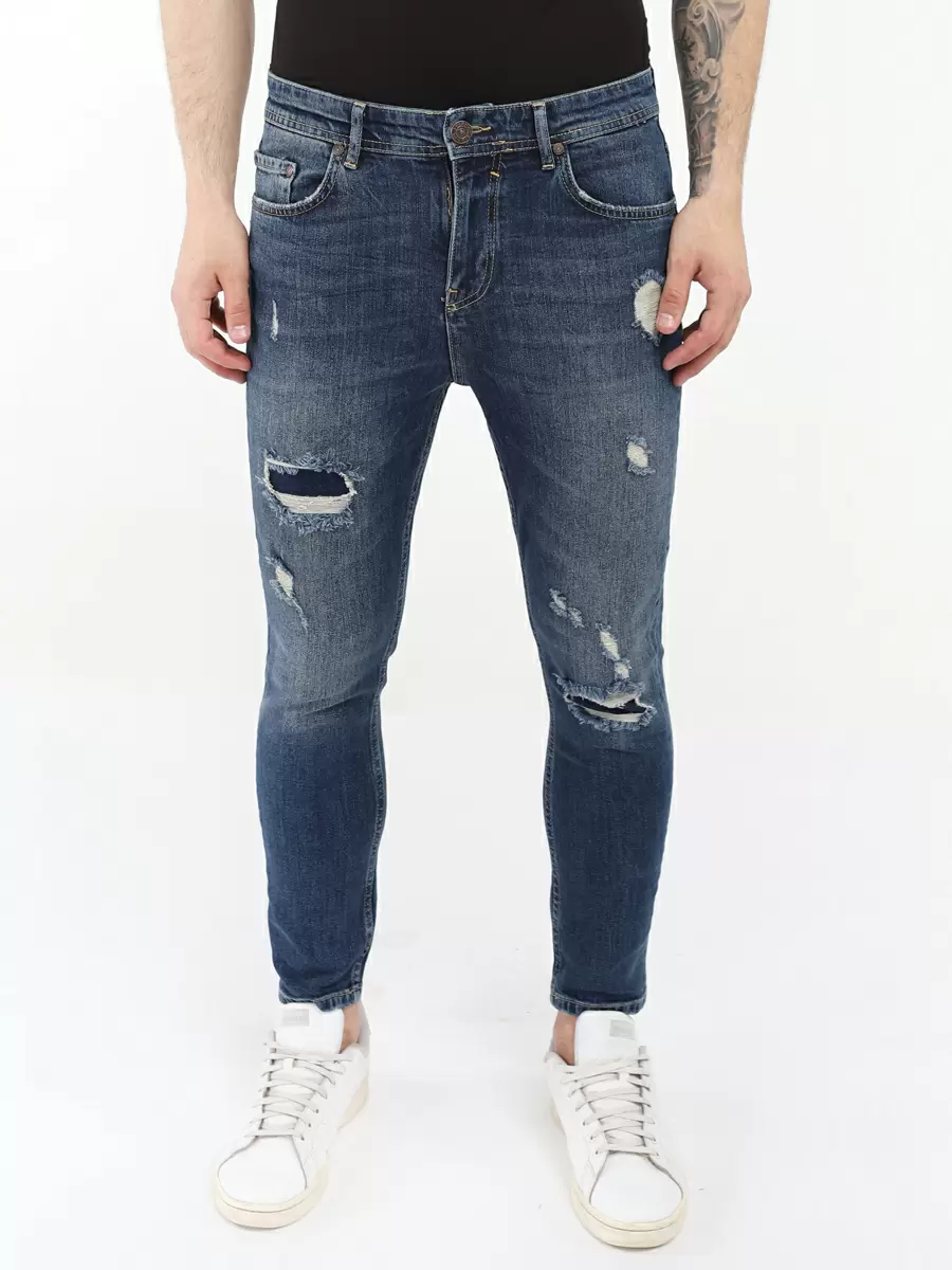 

Джинсы мужские A passion play SQ65505 синие 32, SQ65505