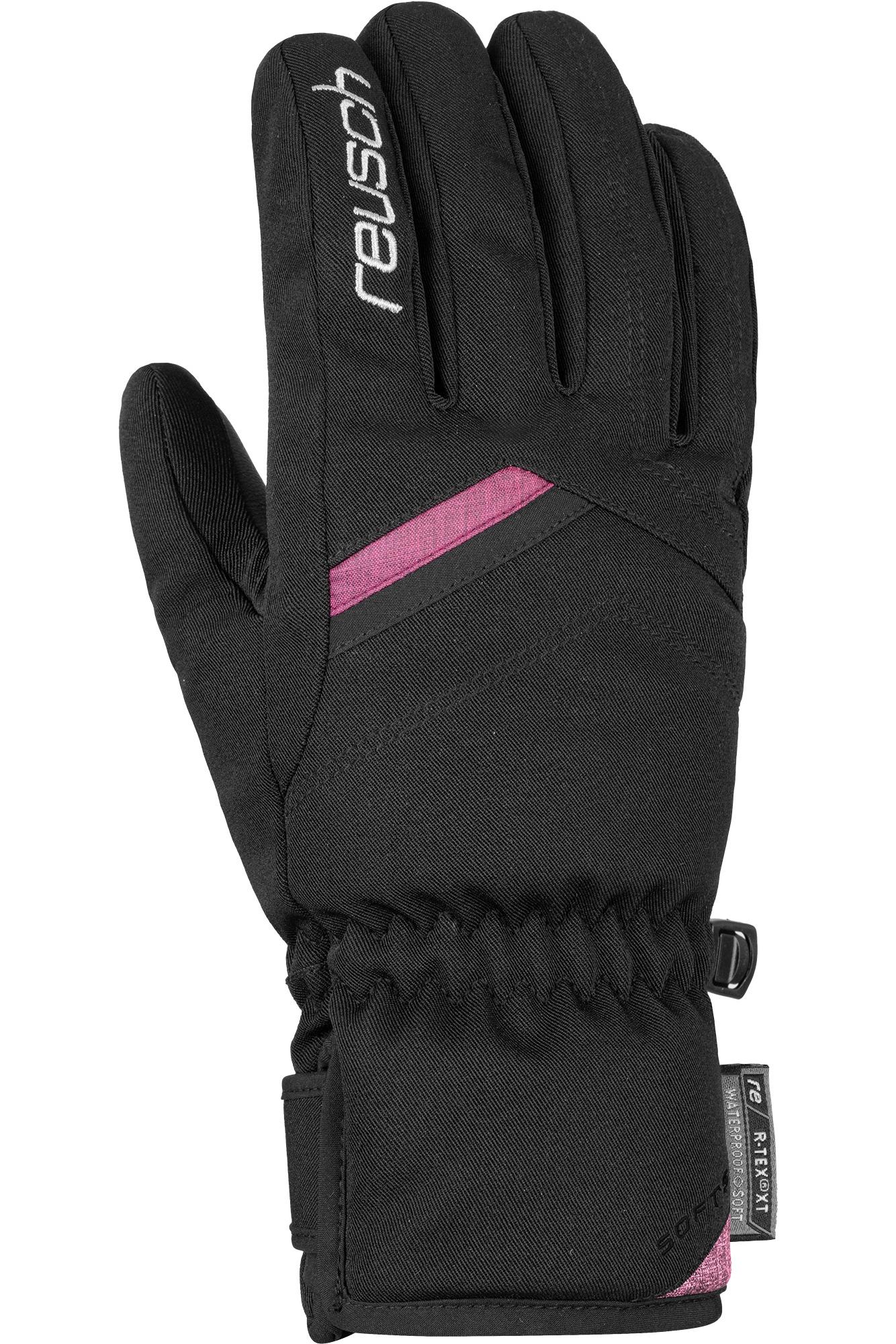 

Перчатки Reusch Coral R-Tex Xt Black/Bordeaux Melange (Inch (Дюйм):) 2022-23, Розовый;черный, Coral R-Tex Xt