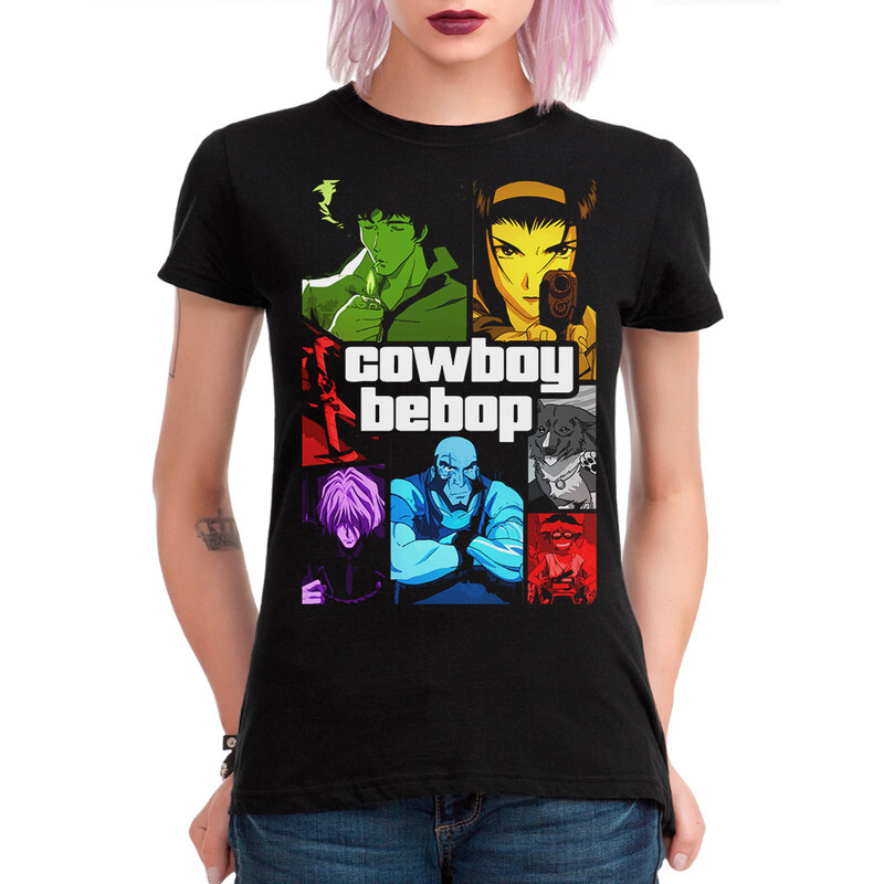 

Футболка женская Dream Shirts Cowboy Bebop - Ковбой Бибоп 9898925111 черная 3XL, Cowboy Bebop - Ковбой Бибоп 9898925111