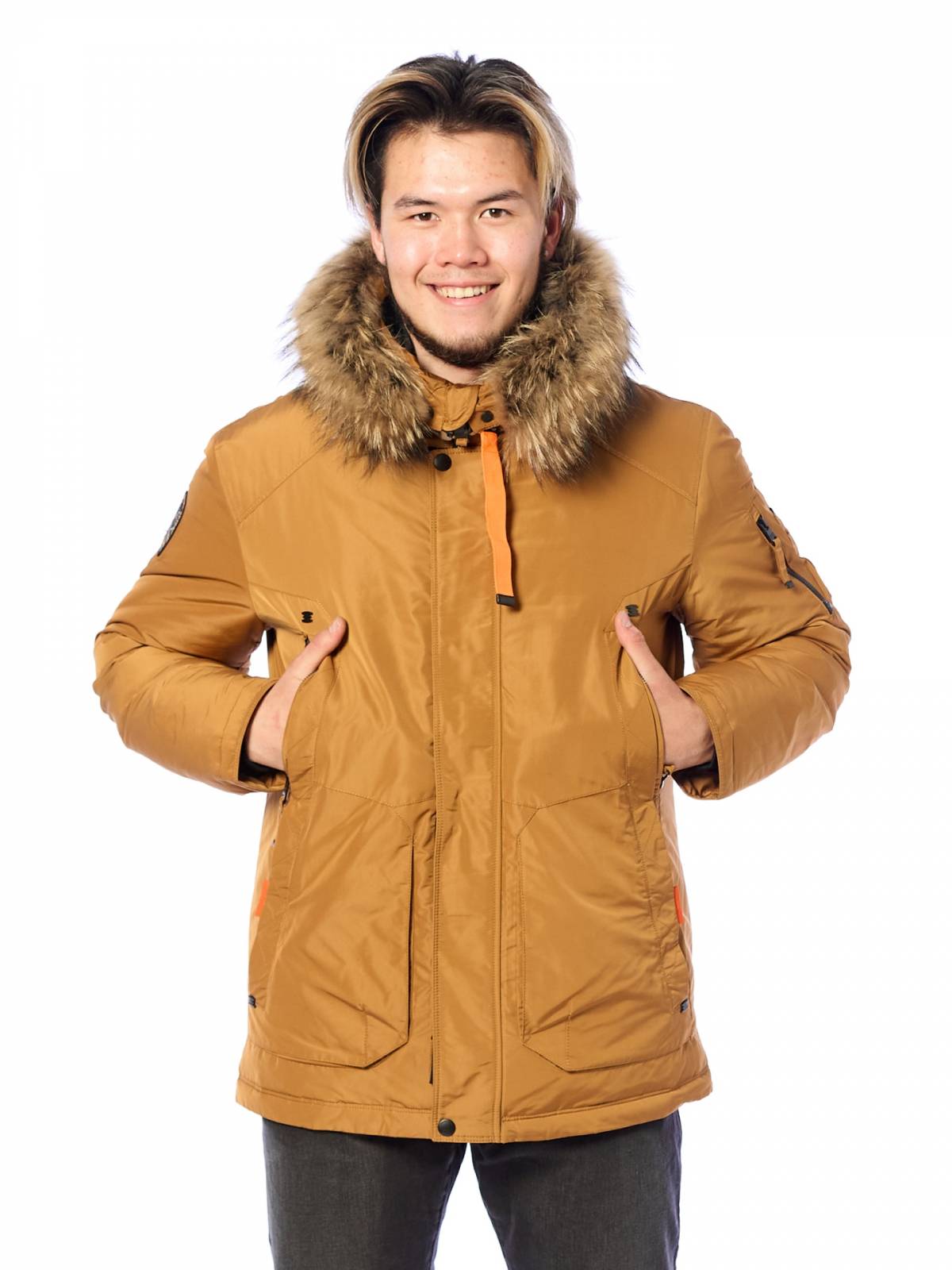 

Зимняя куртка мужская Shark Force 4085 красная 50 RU, Красный, 4085