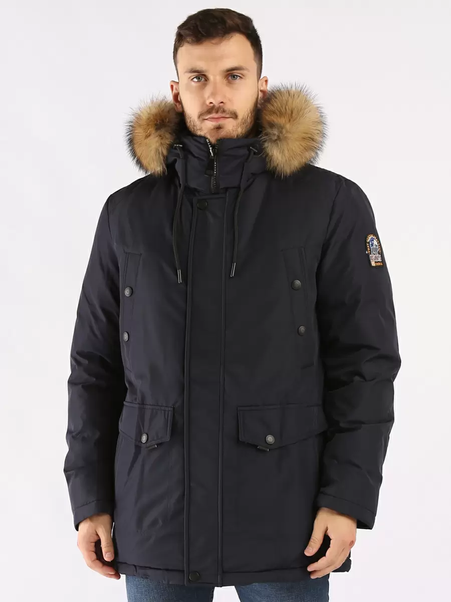 

Парка мужская A passion play SQ69469 синяя 54, Синий, SQ69469