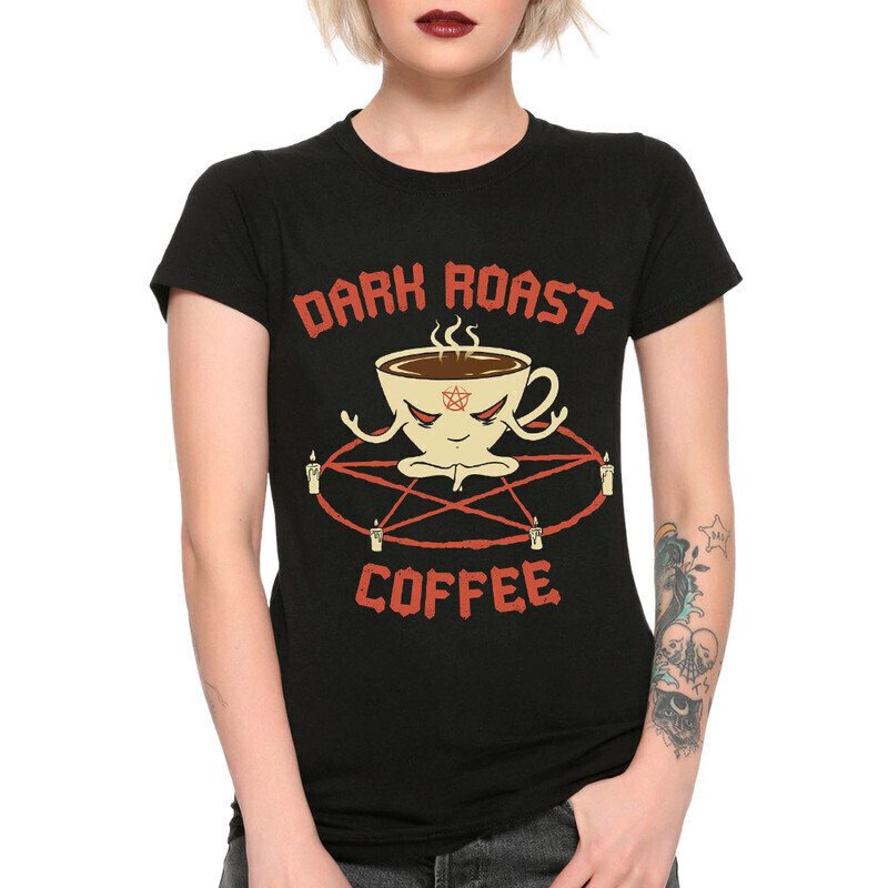 

Футболка женская Dream Shirts Dark Roast Coffee 10001401 черная S, Dark Roast Coffee 10001401