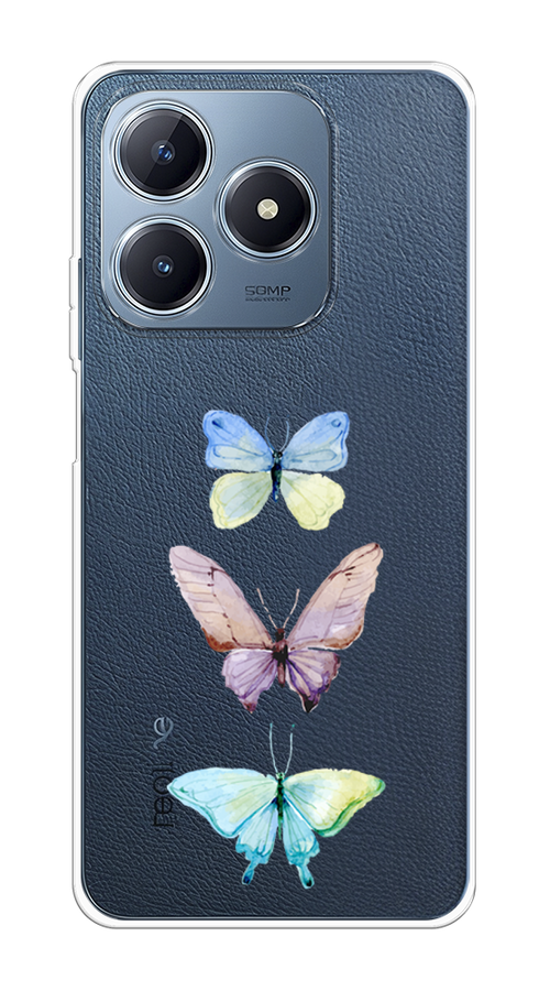 

Чехол Homey на Realme C63 "Акварельные бабочки", Бирюзовый;розовый, 2517350-1