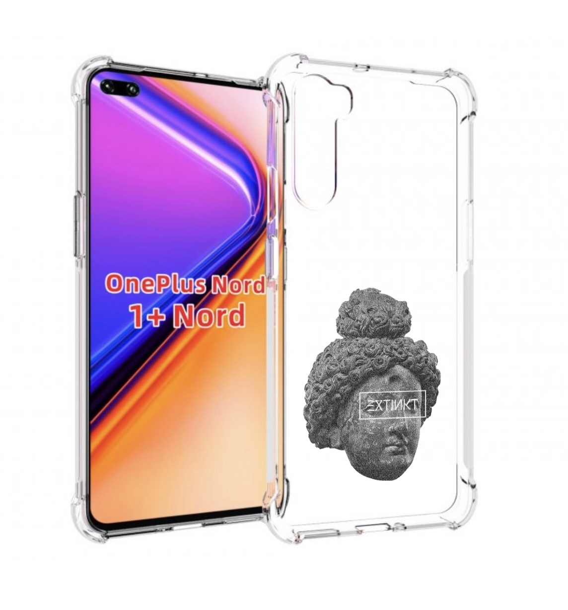 

Чехол MyPads каменное лицо девушки для OnePlus Nord / 1+ Nord (1ая версия), Прозрачный, Tocco