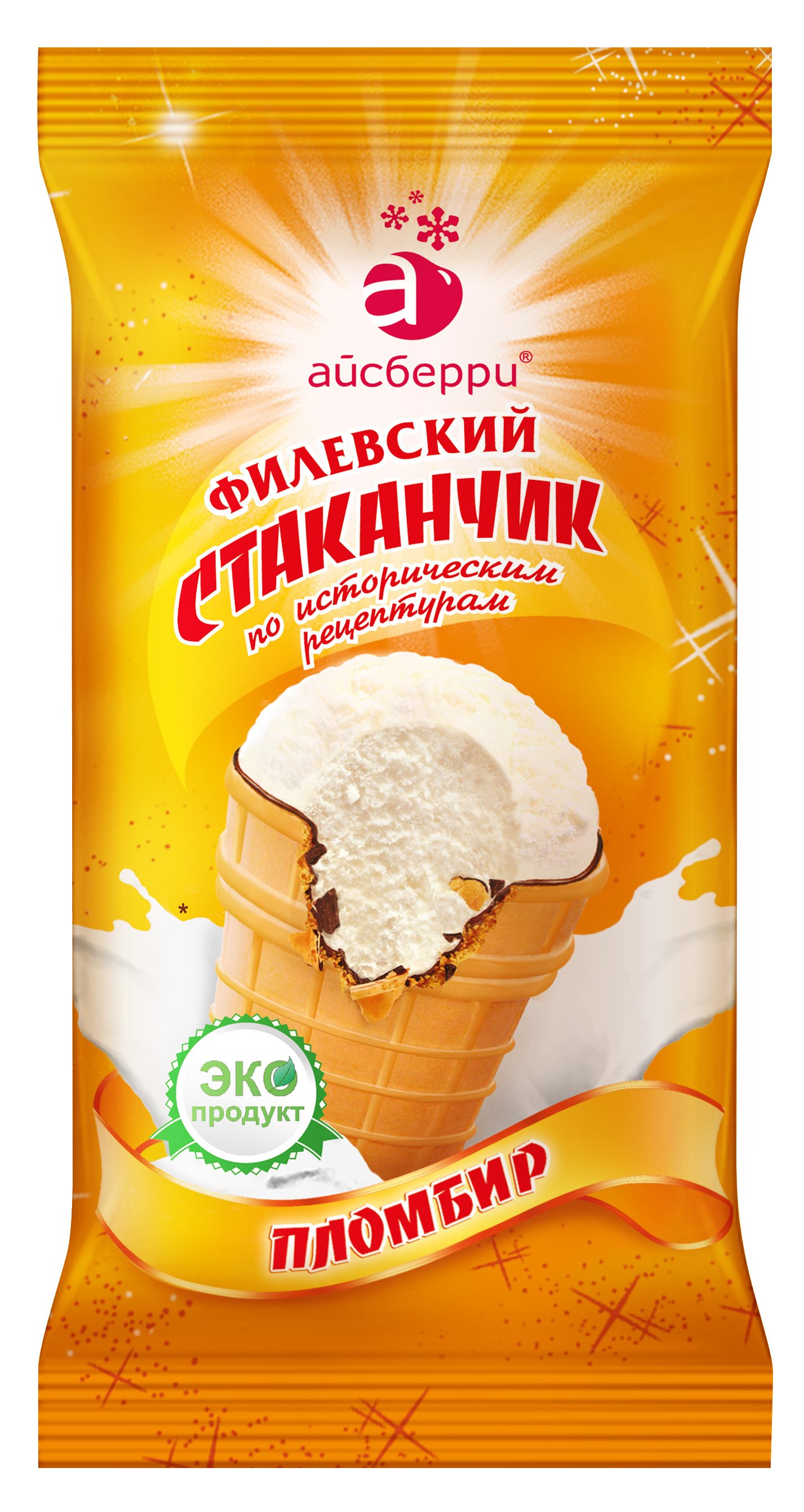 Мороженое Айсберри Филевский пломбир 450г