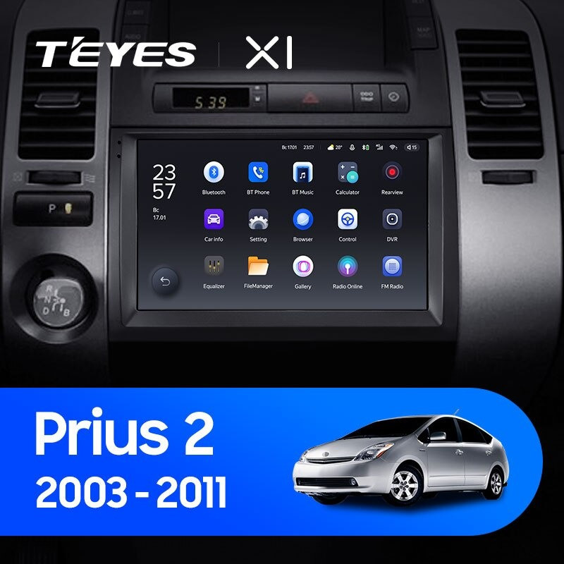 Штатная магнитола Teyes X1 4G 232 Toyota Prius XW20 2003-2011 2860000₽