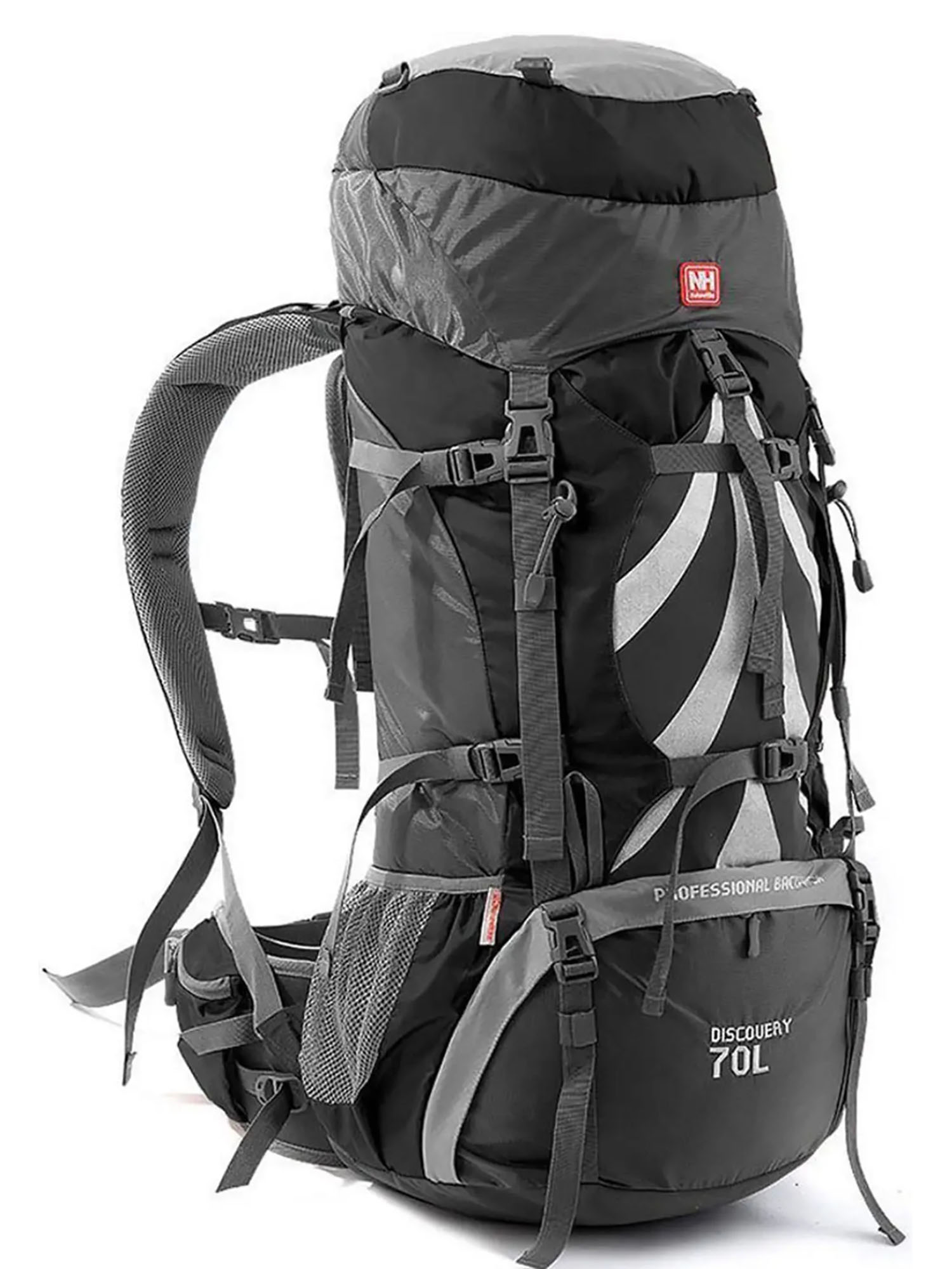 Рюкзак Naturehike Discovery 70 L Black/Gray (Б/Р) 2024