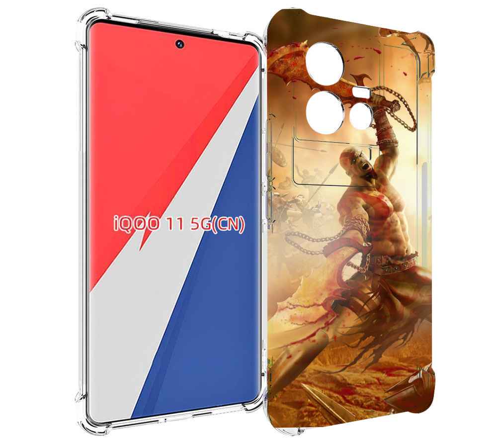 

Чехол MyPads God Of War III для Vivo iQOO 11, Прозрачный, Tocco