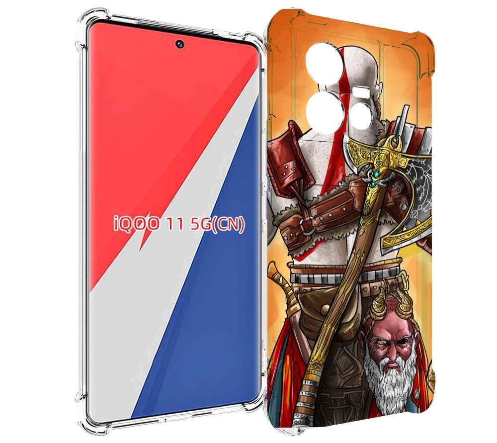 

Чехол MyPads God of War для Vivo iQOO 11, Прозрачный, Tocco