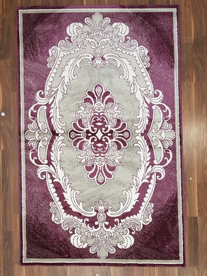 фото Ковер sofia rugs lara 4044a прямой лиловый/серый 250х350