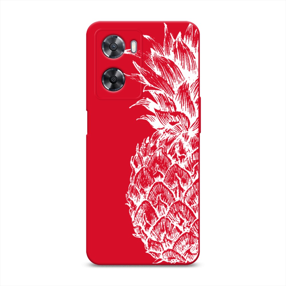 

Чехол Awog на Oppo A57s "Ананас графика белая", Белый, 2511853-1