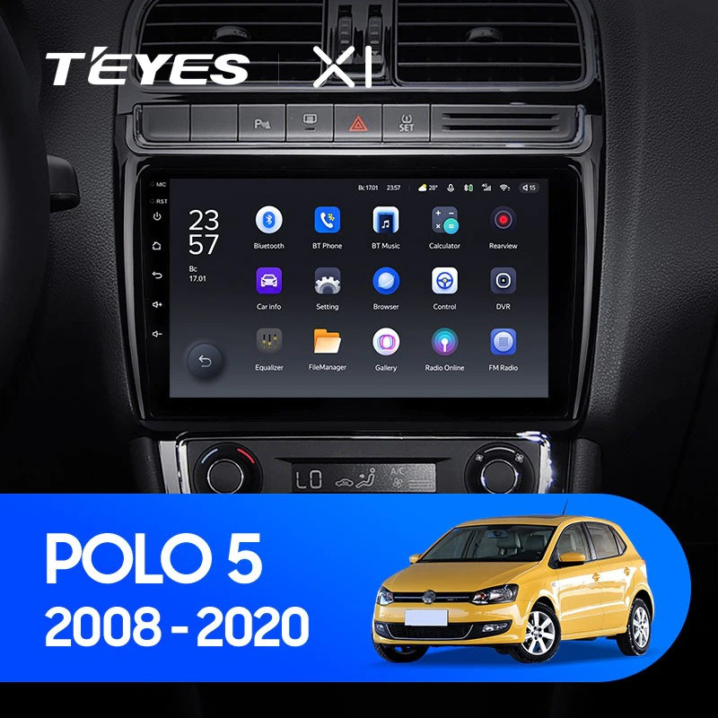Штатная магнитола Teyes X1 4G 232 Volkswagen Polo 5 2008-2020 2560000₽
