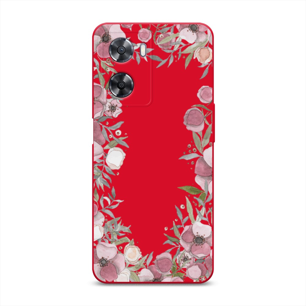 

Чехол Awog на Oppo A57s "Розовая цветочная рамка", Розовый;зеленый, 2511853-1