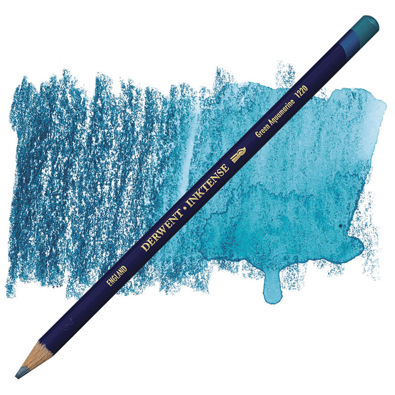 

Карандаш акварельный Inktense 1220 Аквамарин зеленый, Синий;бирюзовый