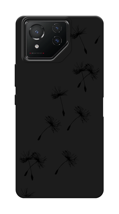 

Чехол Awog на Asus ROG Phone 8 "Летящие одуванчики", Черный, 45152-1