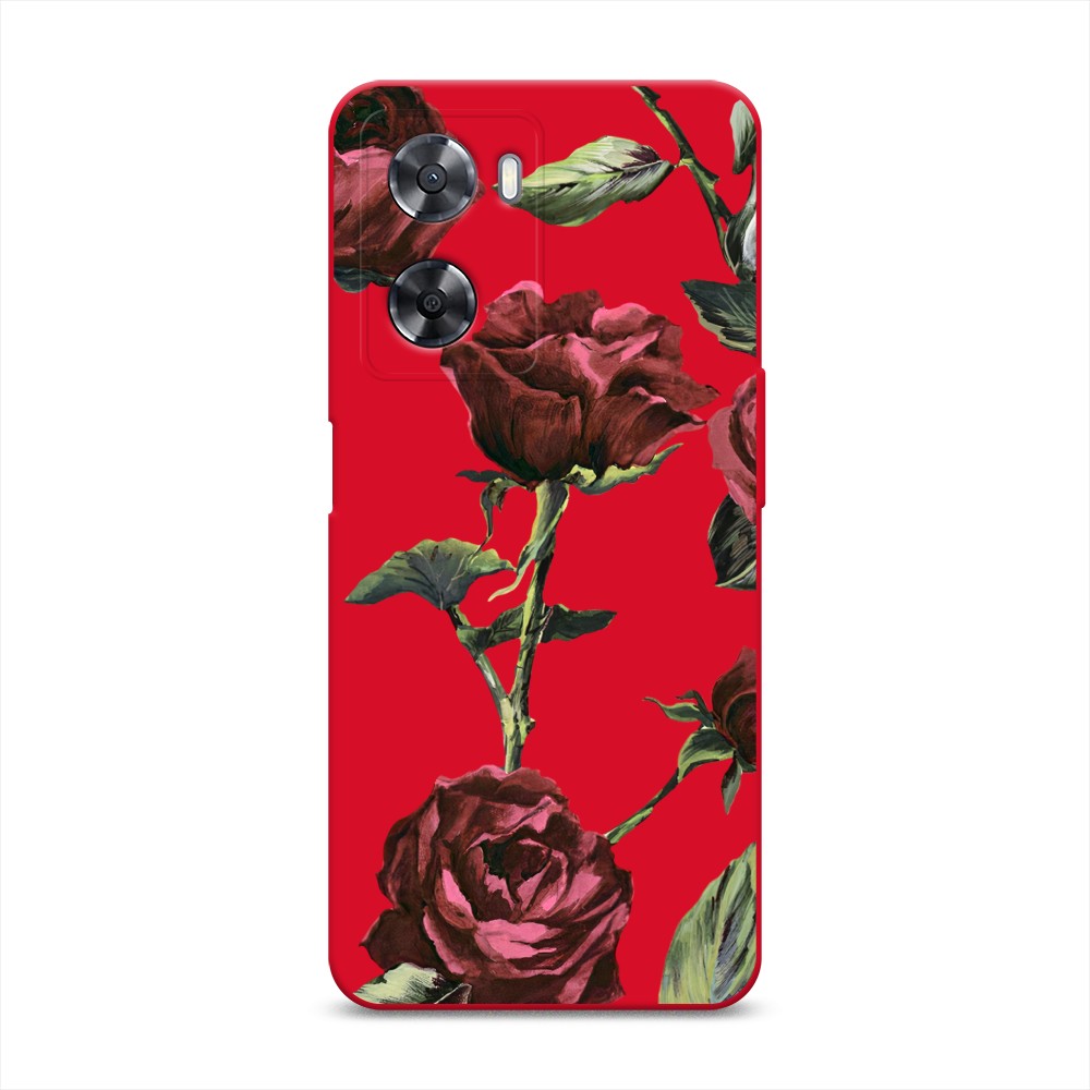 

Чехол Awog на Oppo A57s "Бордовые розы фон", Бордовый, 2511853-1