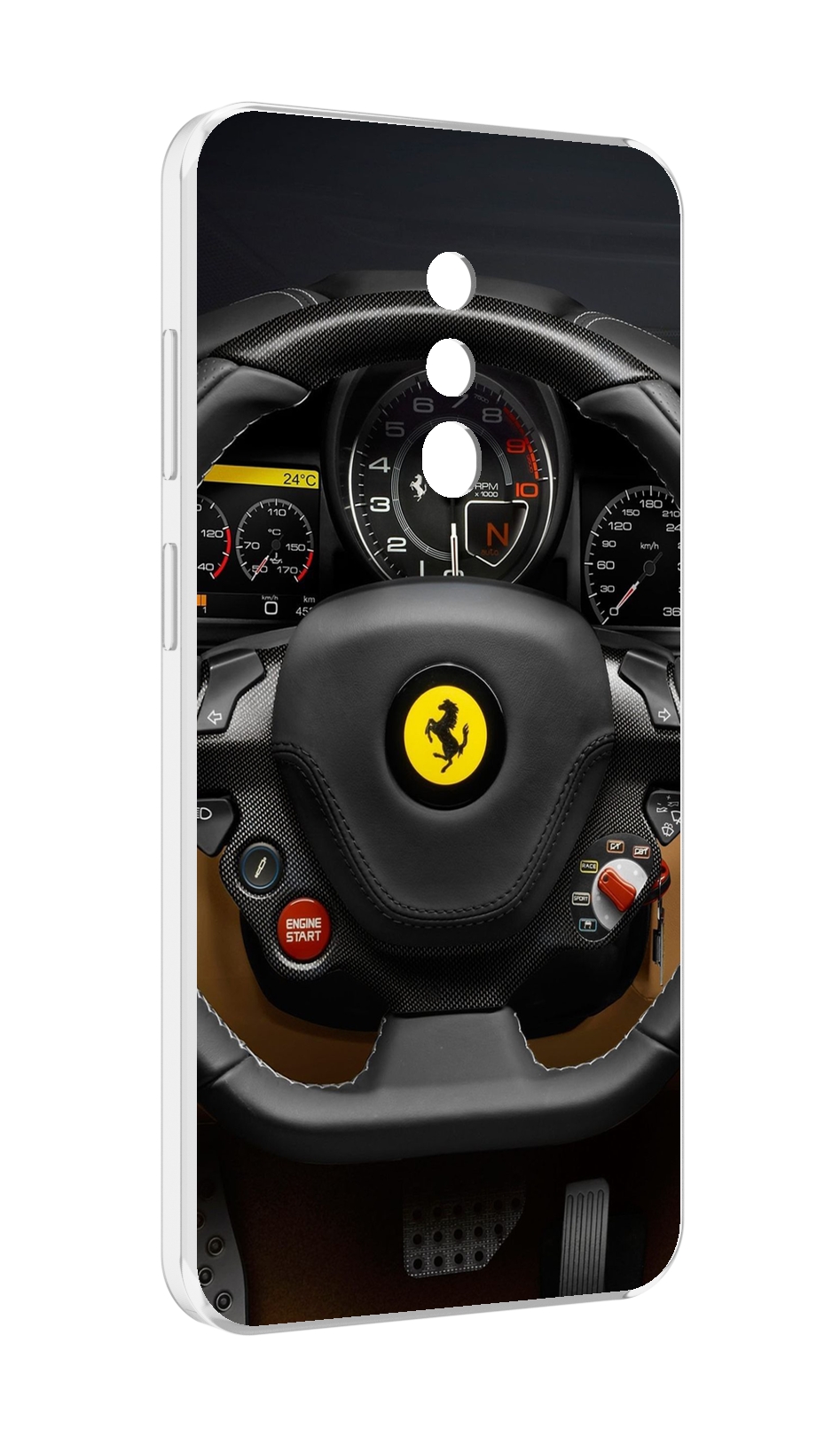 

Чехол MyPads Ферарри для Blackview BV5200, Прозрачный, Tocco