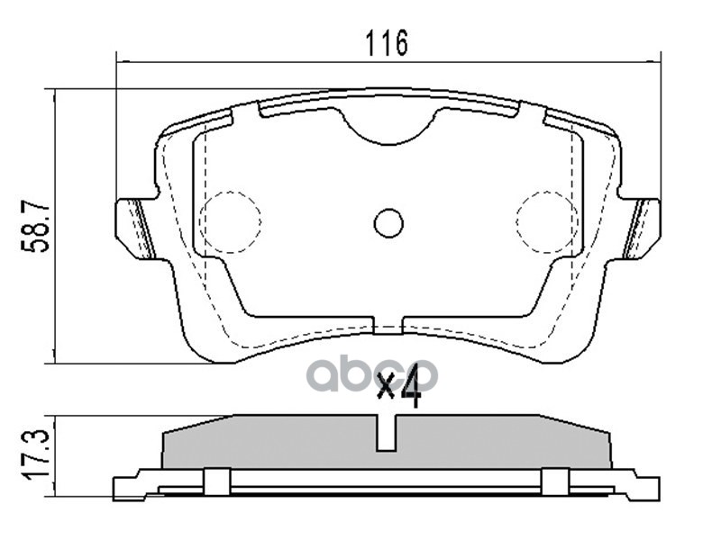 

Колодки Тормозные Зад Audi Q5 17-/A4 07-/A5/S5 07- Sat арт. ST8K0698451C