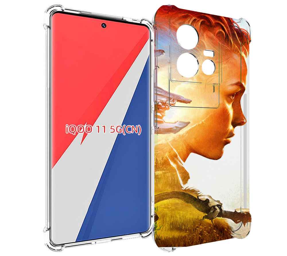 

Чехол MyPads Horizon Zero Dawn art для Vivo iQOO 11, Прозрачный, Tocco