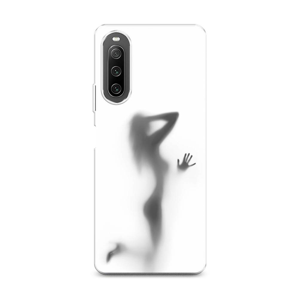 фото Силиконовый чехол "стекло в душе" на sony xperia 10 iv awog
