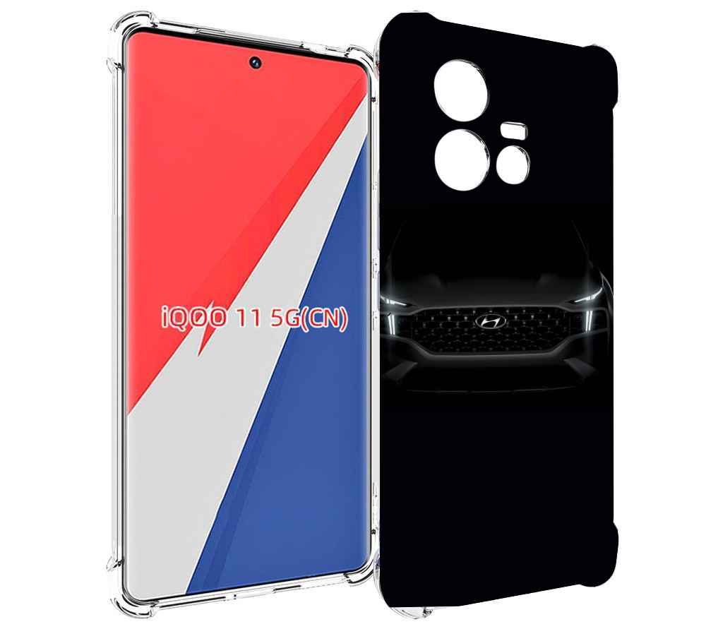 

Чехол MyPads Hyundai хендаи 2 для Vivo iQOO 11, Прозрачный, Tocco