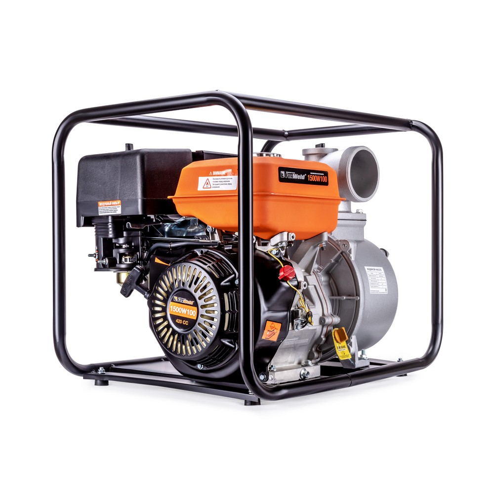 фото Мотопомпа бензиновая foxweld 1500w100