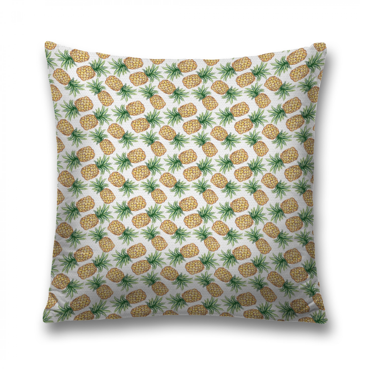 

Наволочка декоративная JoyArty "Иллюстрация ананасов" на молнии, 45x45 см, Белый, Иллюстрация ананасов