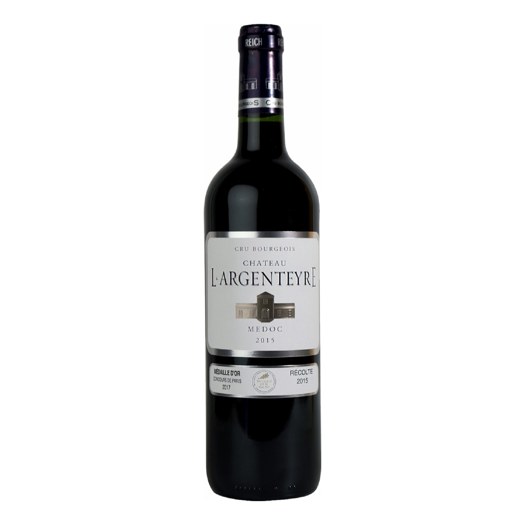 

Вино Chateau L'Argenteyre Medoc красное сухое 13,5% 0,75 л
