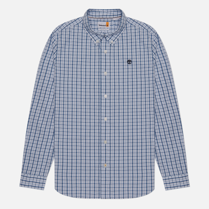 

Мужская рубашка Timberland Seersucker Gingham голубой, Размер L, Seersucker Gingham