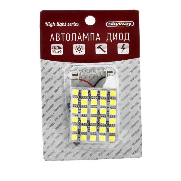 SKYWAY S03301005 панель светодиодная 12V, 46х37мм, 30SMD диодов, SKYWAY