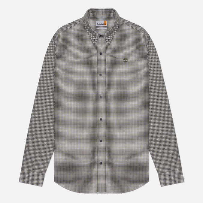 

Мужская рубашка Timberland Suncook River Gingham Poplin Micro зелёный, Размер M, Зеленый, Suncook River Gingham Poplin Micro
