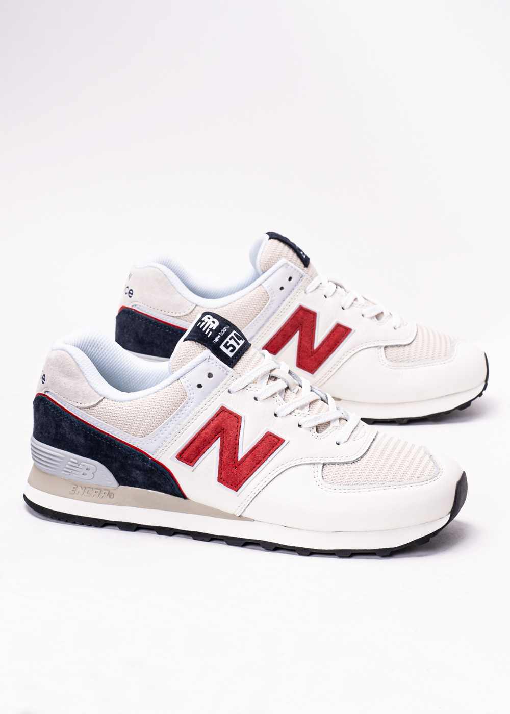 фото Кроссовки мужские new balance 574 бежевые 9.5 us