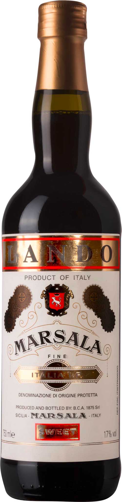 

Вино Lando Marsala Fine красное сладкое 17% 0,75 л