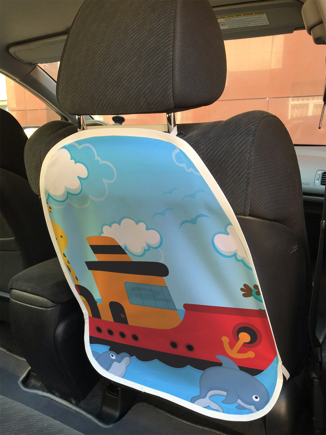 

Накидка на спинку сиденья JoyArty Корабль жирафа, 45х62, Корабль жирафа